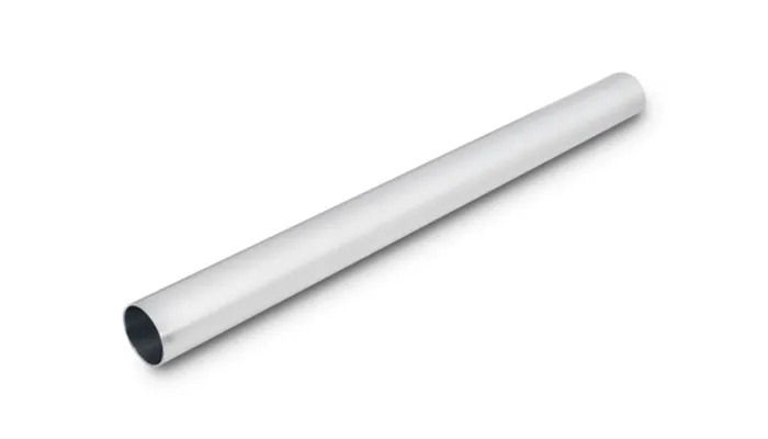 Straight Aluminum Tubing; 1.5 in. OD; 18 in. L; 1.6MM Wall Thickness; 6063 Aluminum; Polished; product image