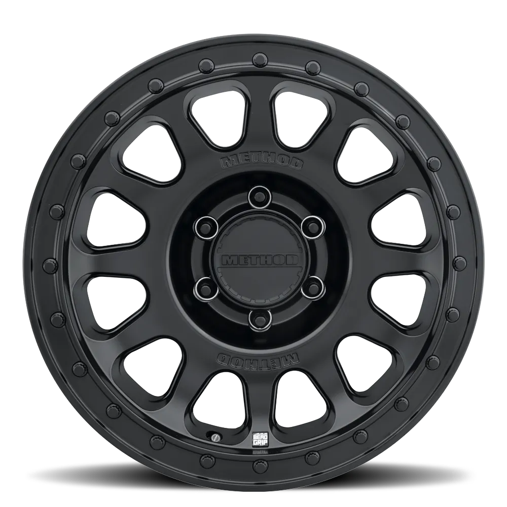 MR709 HD Bead Grip 18x9 12mm Offset 6x135 87mm Centerbore Matte Black product image