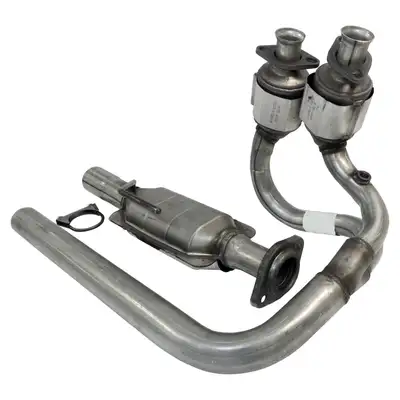 Crown Automotive Jeep Replacement Exhaust Pipe; Front; Incl. 3 Catalytic Converters;