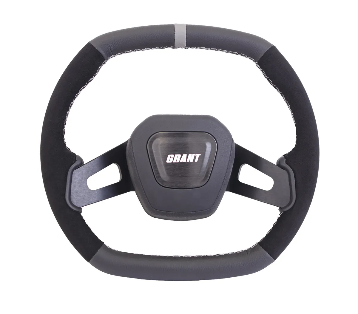 C8 Performance Steering Wheel; Gray Center Stripe; product image
