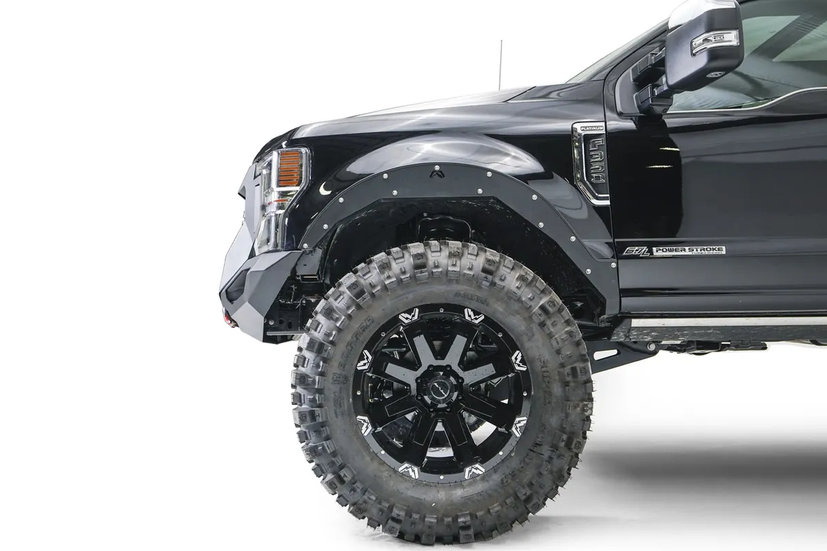 05-07 F250 F350 Fab Fours Premium Winch-Ready Front Bumper product image