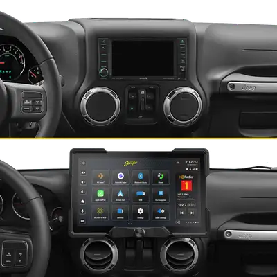 Stinger Off-Road HORIZON12 Jeep Wrangler JK (2011-2018) 12.8" Radio Plug-&-Play Kit