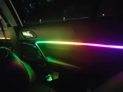 Race Sport Jeep 2-Door LED Interior Ambient 10-Piece Rgbw Multicolor Ultra-Flow Series Colorsmart Vehicle Complete Kit