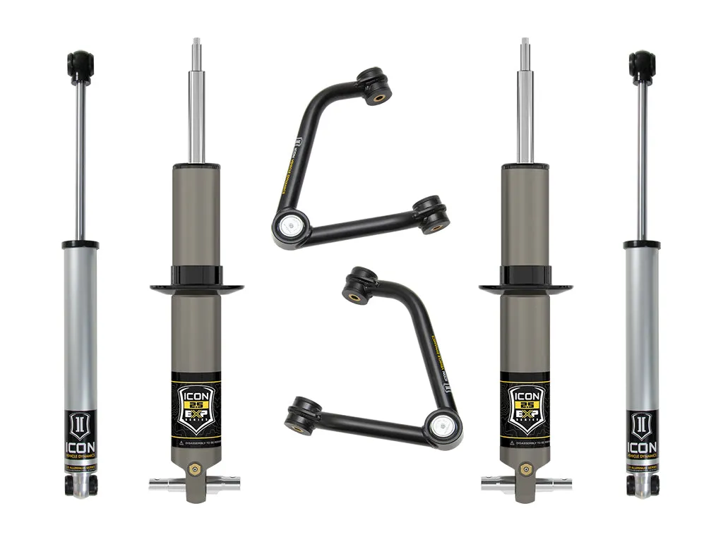 Icon 2019-2026 Chevrolet Silverado 1500/Gmc Sierra 1500, 2.375-3.75" Lift, Stage 2 Exp Suspension System, Tubular product image