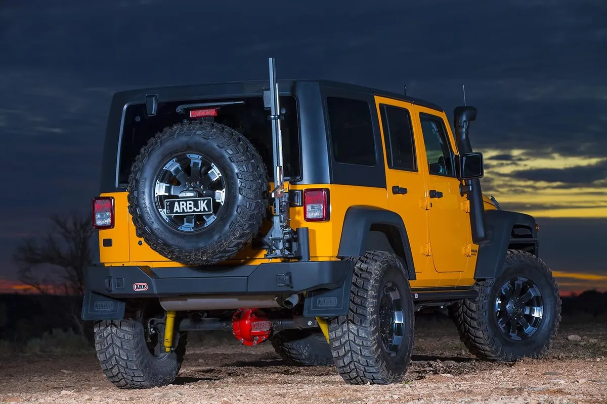 0718 Wrangler Rear Bar Opt Swing Awayintegrit Texture product image