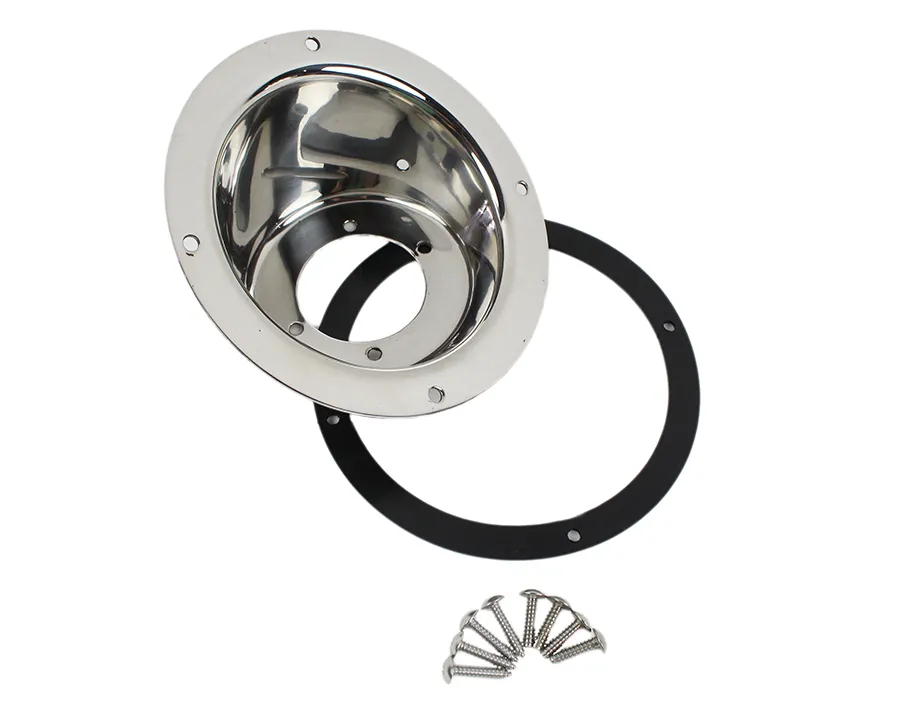 Jeep TJ Gas Filler Neck 97-06 Wrangler TJ Polished Silver Kentrol product image