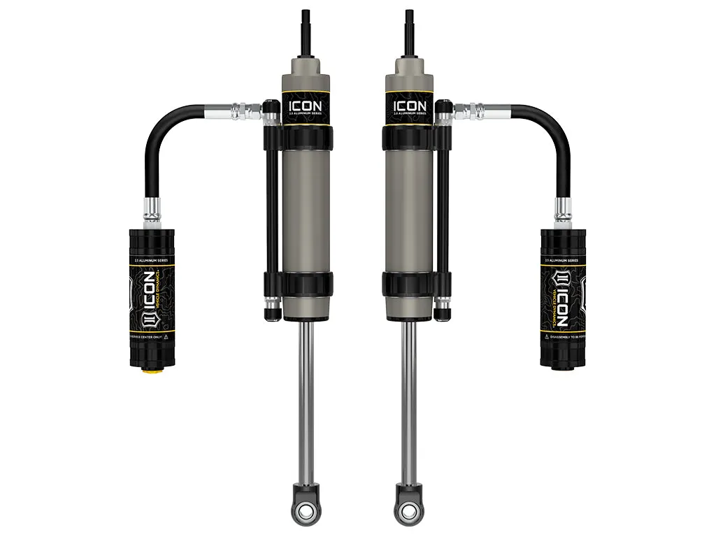ICON 2005-2023 Toyota Tacoma, 0-1.5” Lift, Rear, V.S. 2.5 Aluminum Series Shock Absorbers, Omega Bypass Remote Reservoir, Pair product image