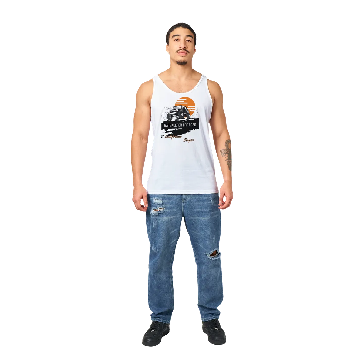 GateKeeper Cali Jeepin Premium Unisex Tank Top product image