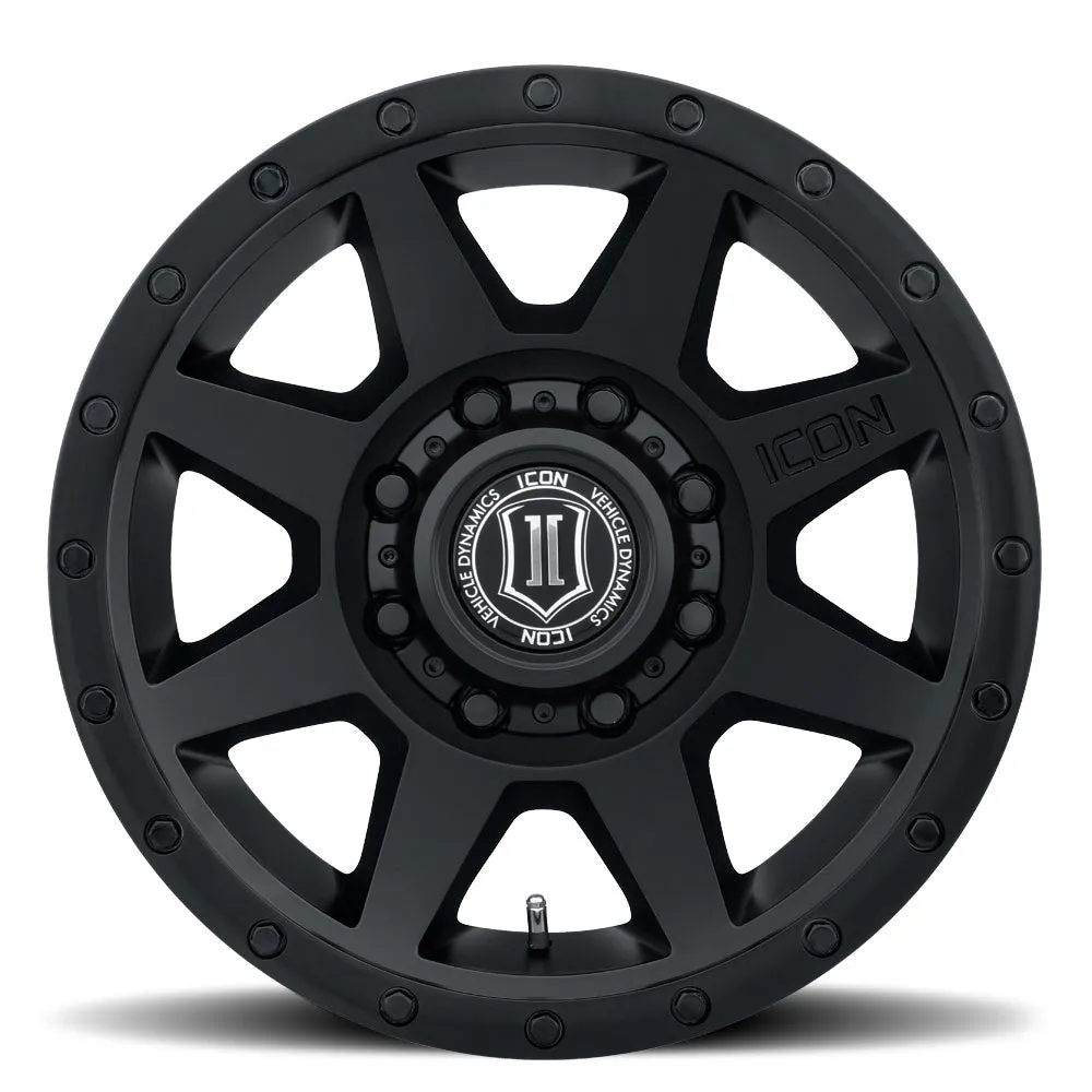 ICON Alloys Rebound HD, Double Black, 18 x 9 / 8 x 180, 12mm Offset, 5.5" BS product image