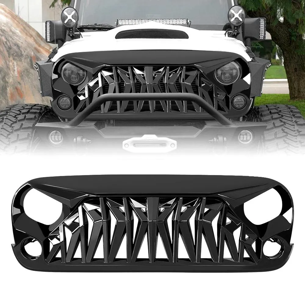 American Modified Amjpaa00110 Shark Grille - Glossy Black product image