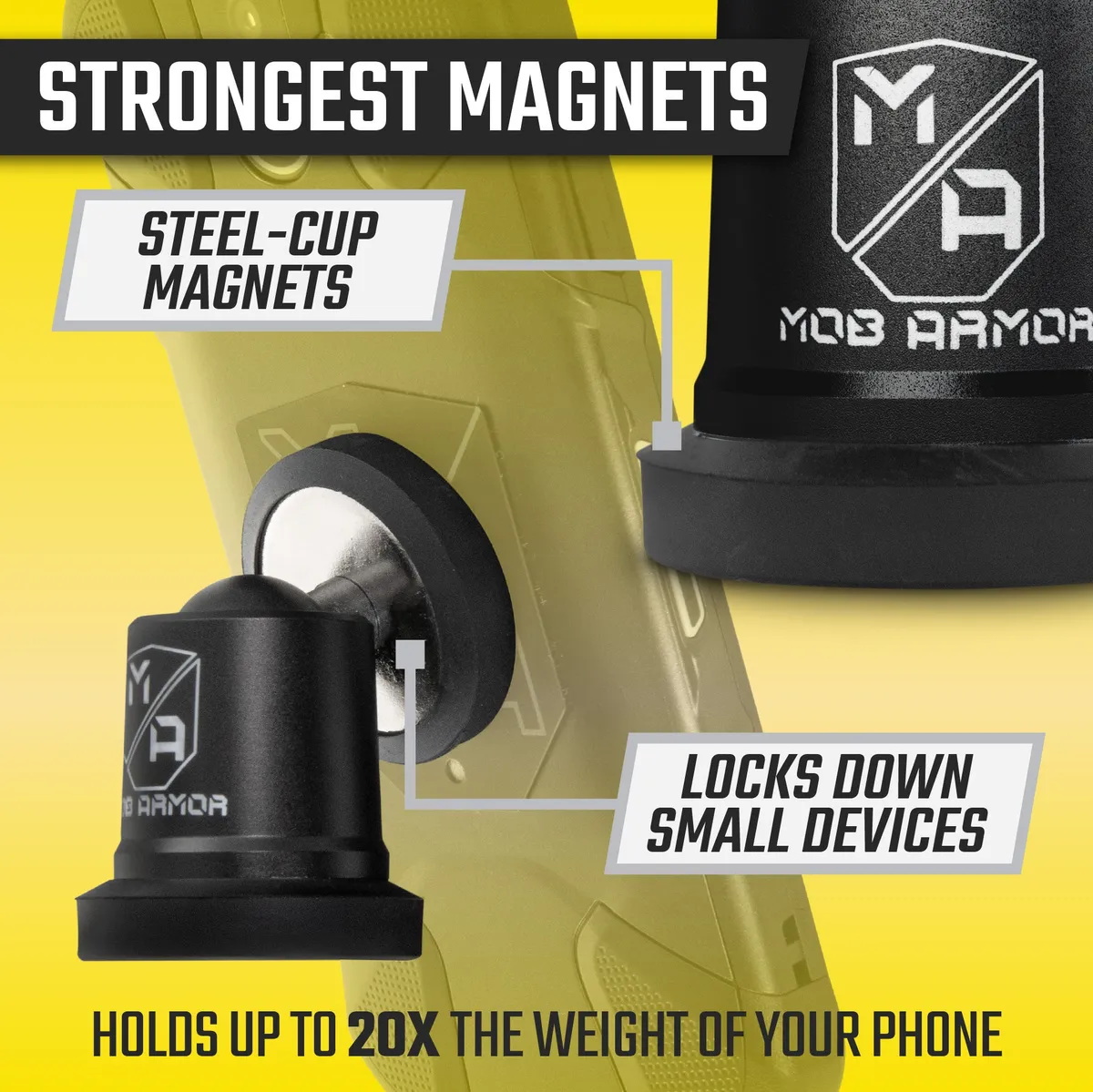 MobNetic Maxx | Magnetic Dashboard Phone Mount product image