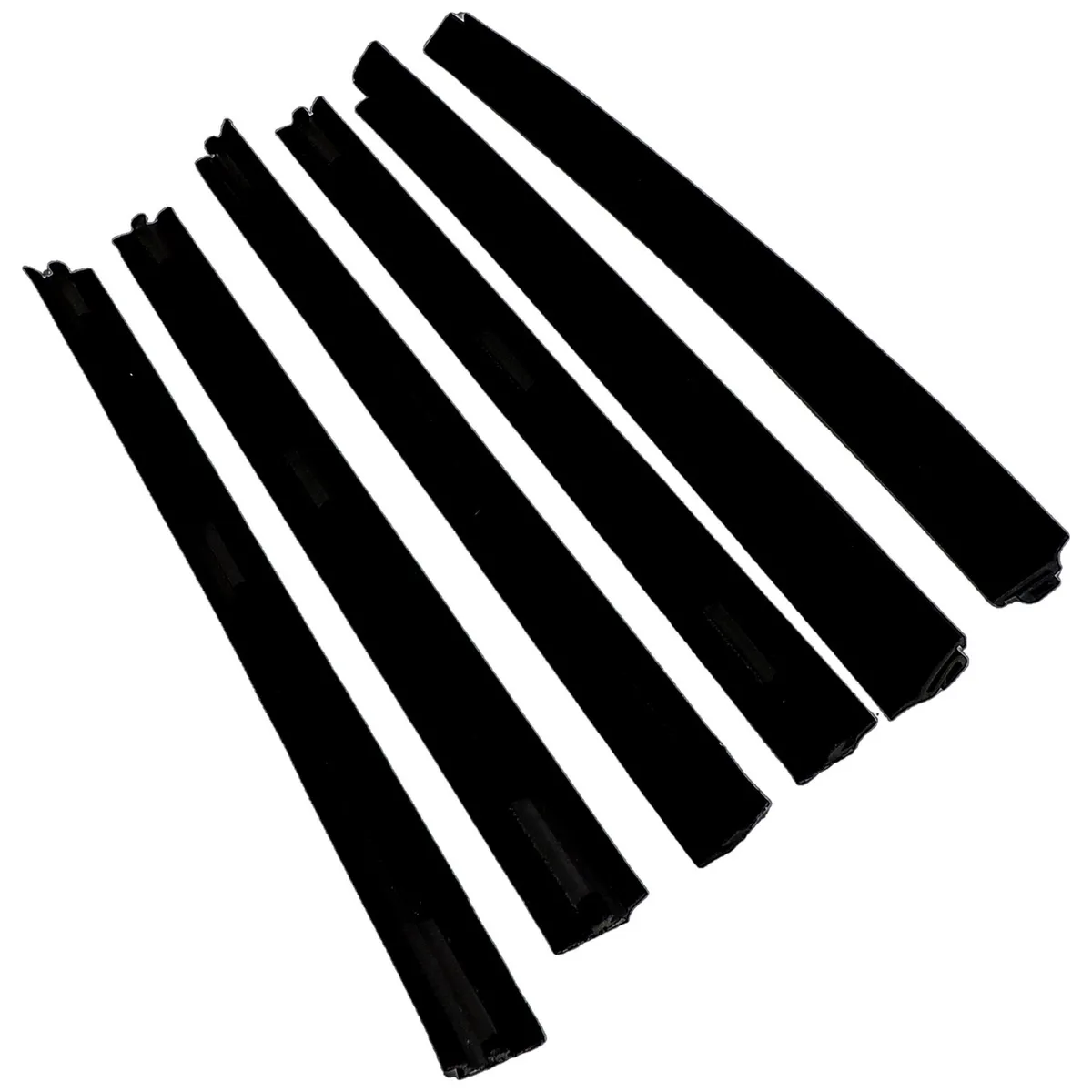 Door Glass Weatherstrip Kit; Front and Rear; Inner and Outer; Rear Inner Not Included; product image