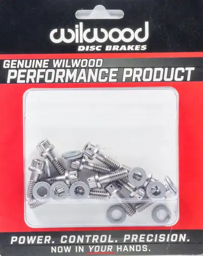 Wilwood Brakes Rotor Bolt Kit Stainless Hat/Rotor Set of 12