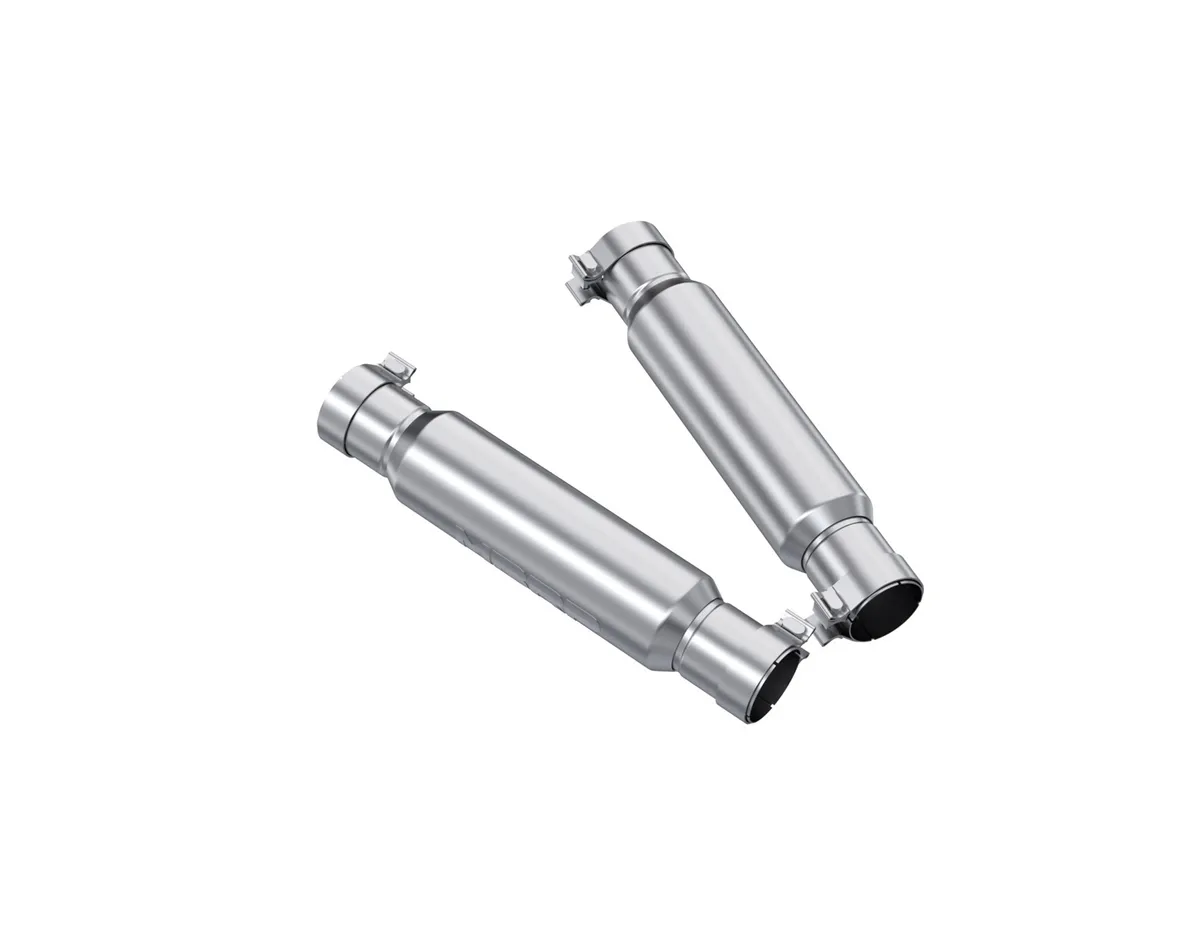 Armor Pro T304 Stainless Steel 3 Inch Resonators Race to Street Profile Conversion Kit For S7114, S7116 and S7118 15-23 Dodge Challenger MBRP product image