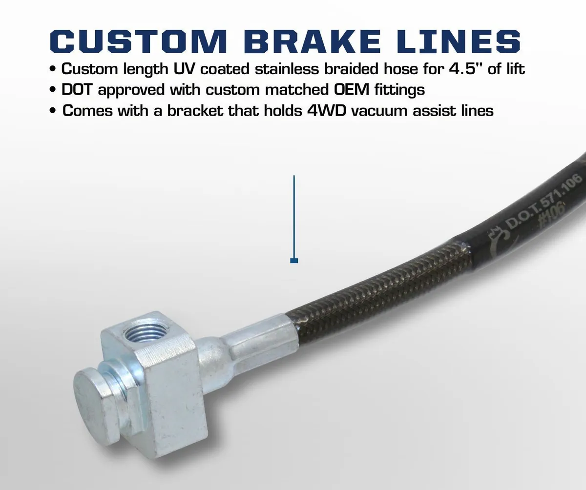 0810 F250/350 4x4 Ss Extedned Brake Lines product image
