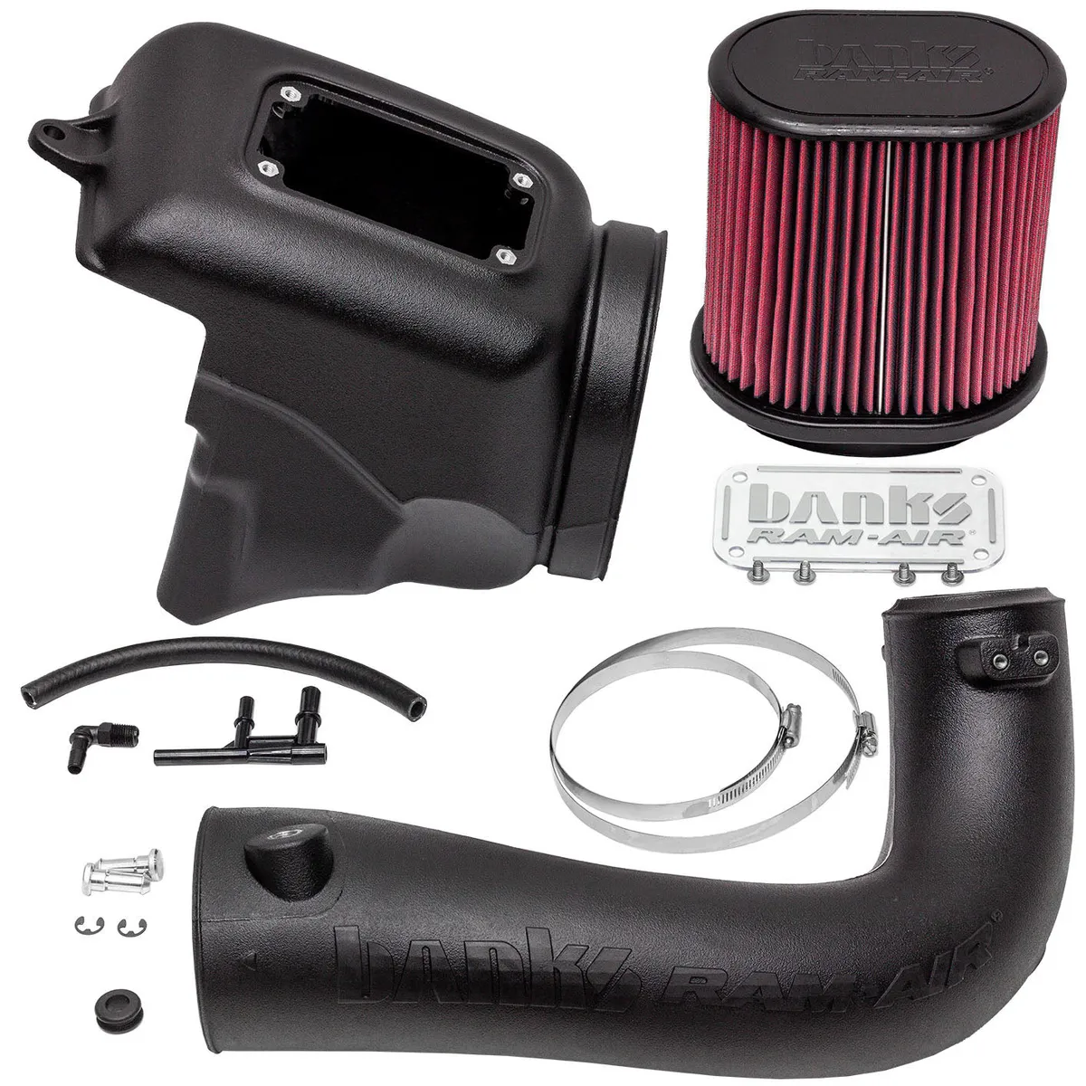 2018-2023 Jeep Wrangler JL 2.0L Turbo Banks Ram-Air® Big-Ass Oiled or Dry Filter, Cold Air Intake System product image