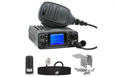 Rugged Radios Radio Kit Lite - GMR25 Waterproof GMRS Mobile Radio with Stealth Antenna