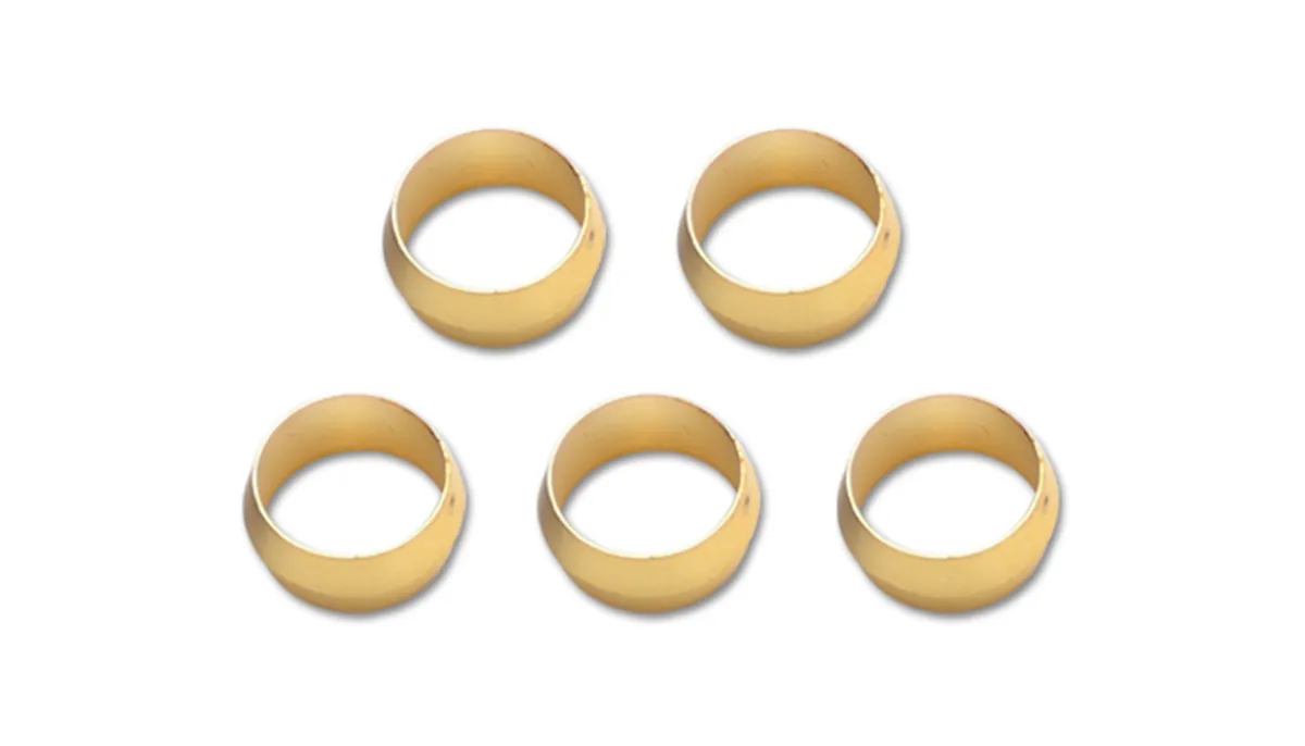 Vibrant Performance - 16466 - Pack of 5, Brass Olive Inserts; Size 3/8 in. product image
