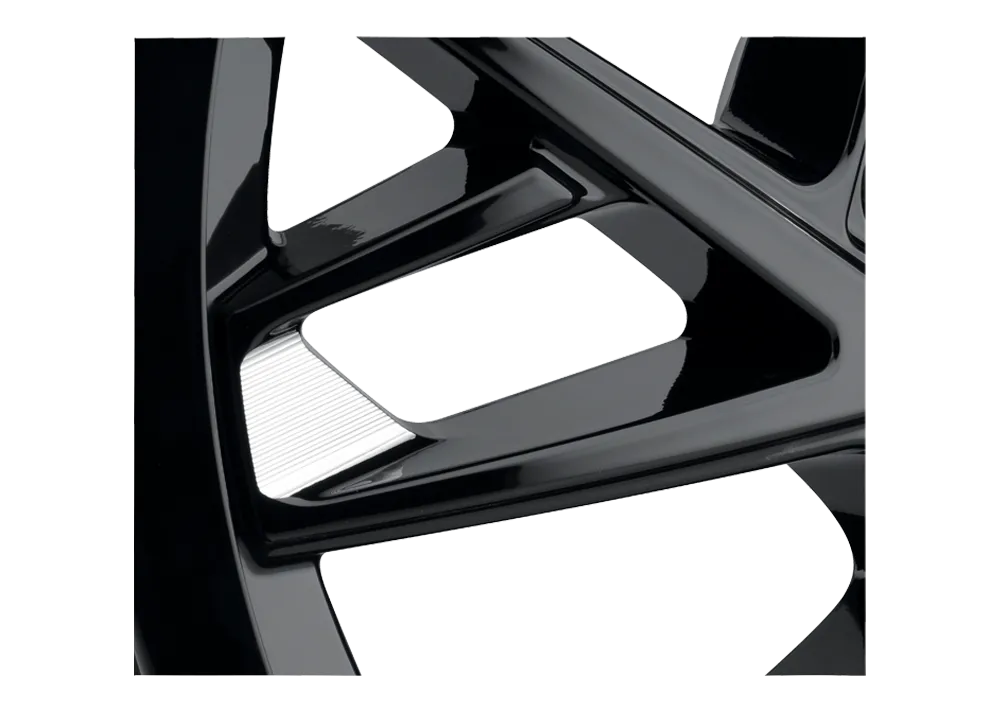 MR801 20x9 12mm Offset 6x5.5 106.25mm Centerbore Gloss Black Milled product image