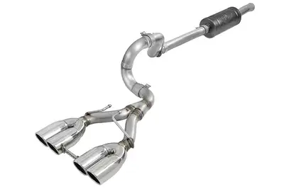 aFe Power AFE Power Rebel Series 2.5in Cat-Back Exhaust System w/ Polished Tip