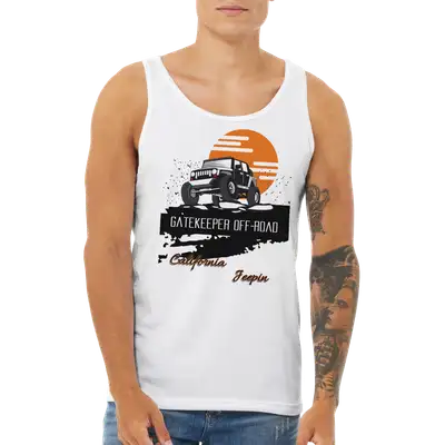 GateKeeper Off-Road GateKeeper Cali Jeepin Premium Unisex Tank Top