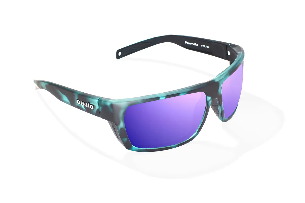 Palometa Gray Glass Blue Tort Matte Sunglasses product image