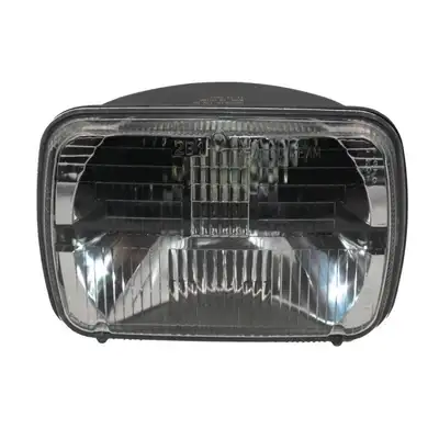 Rugged Ridge 8795 Wrangler Smooth Glass Clear Sealed Beam LED Headlights 4x7