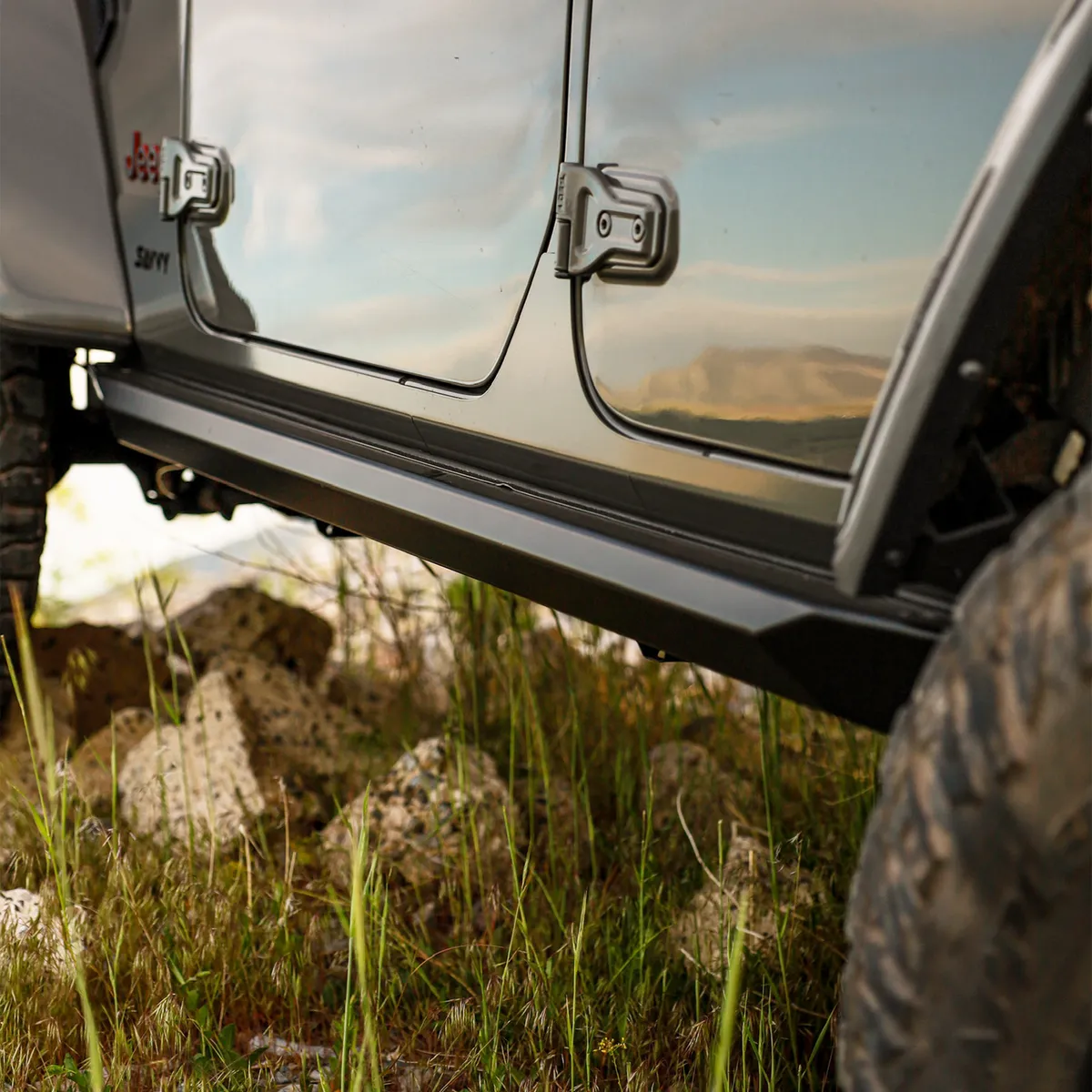 18c Wrangler Bolt On Slider Kit Raw product image