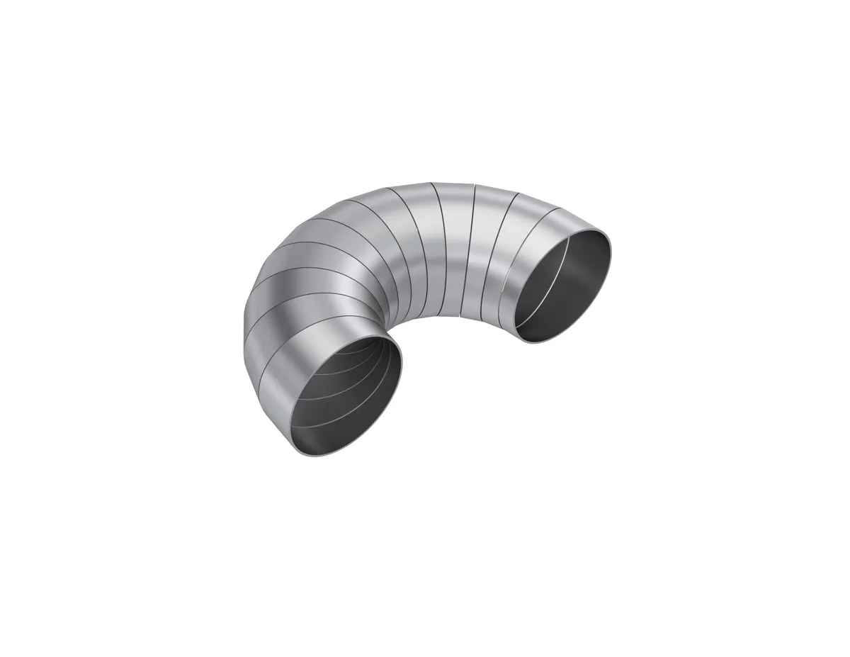 Universal T304 Stainless Steel 3.5 Inch Diameter 180 Degree Pie Cut Kit MBRP product image