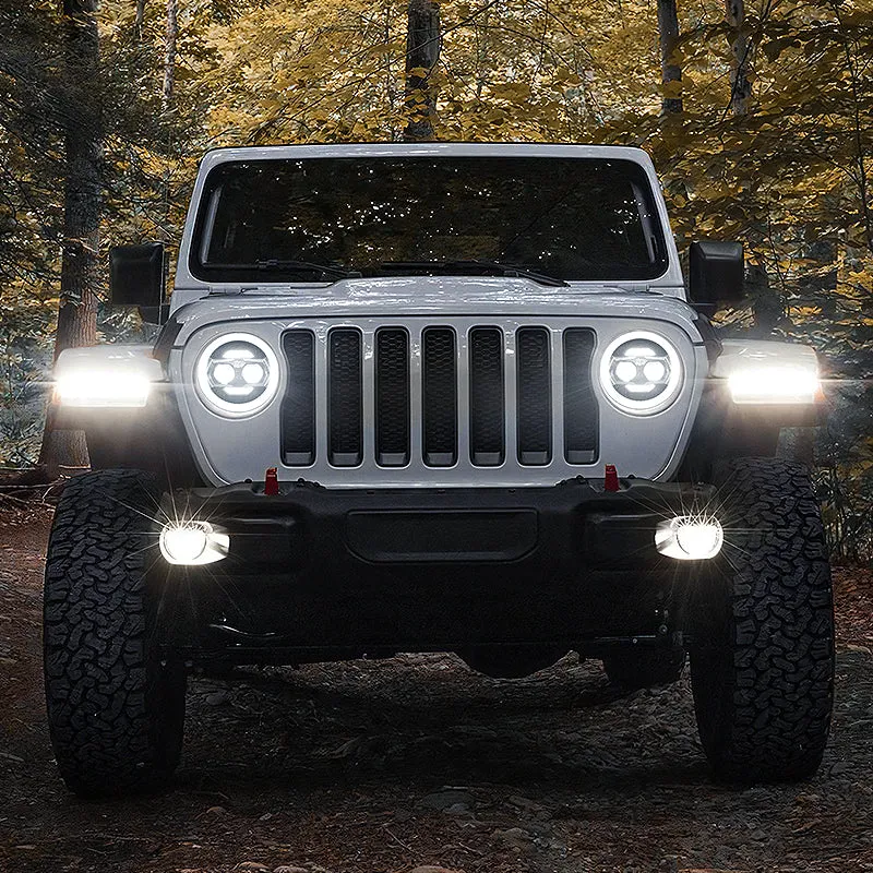 9'' Advanced Matrix High-Performance LED Headlight For Jeep Wrangler JL & Gladiator JT product image