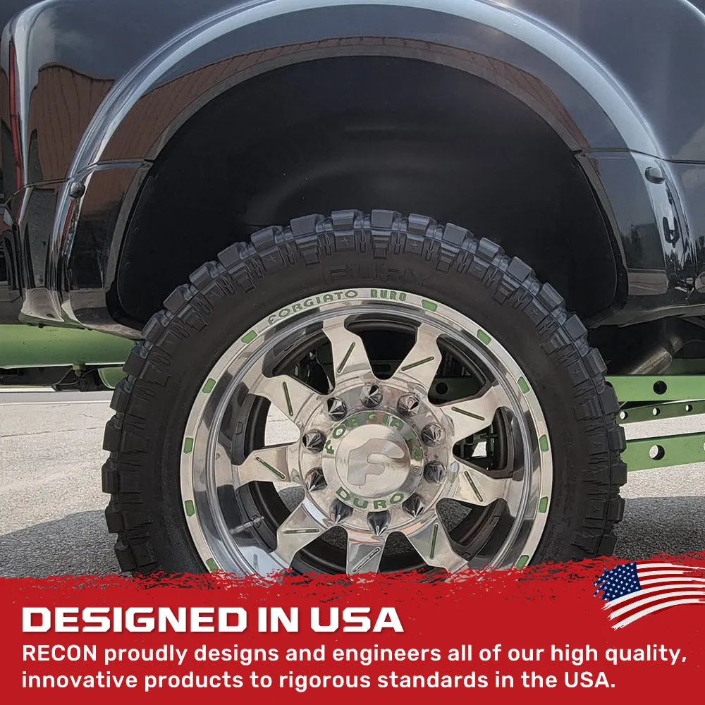 11c F350/F450 Dually Fender Lenses (4 Pcset) White Lights Clear Lens W/Chrome t product image