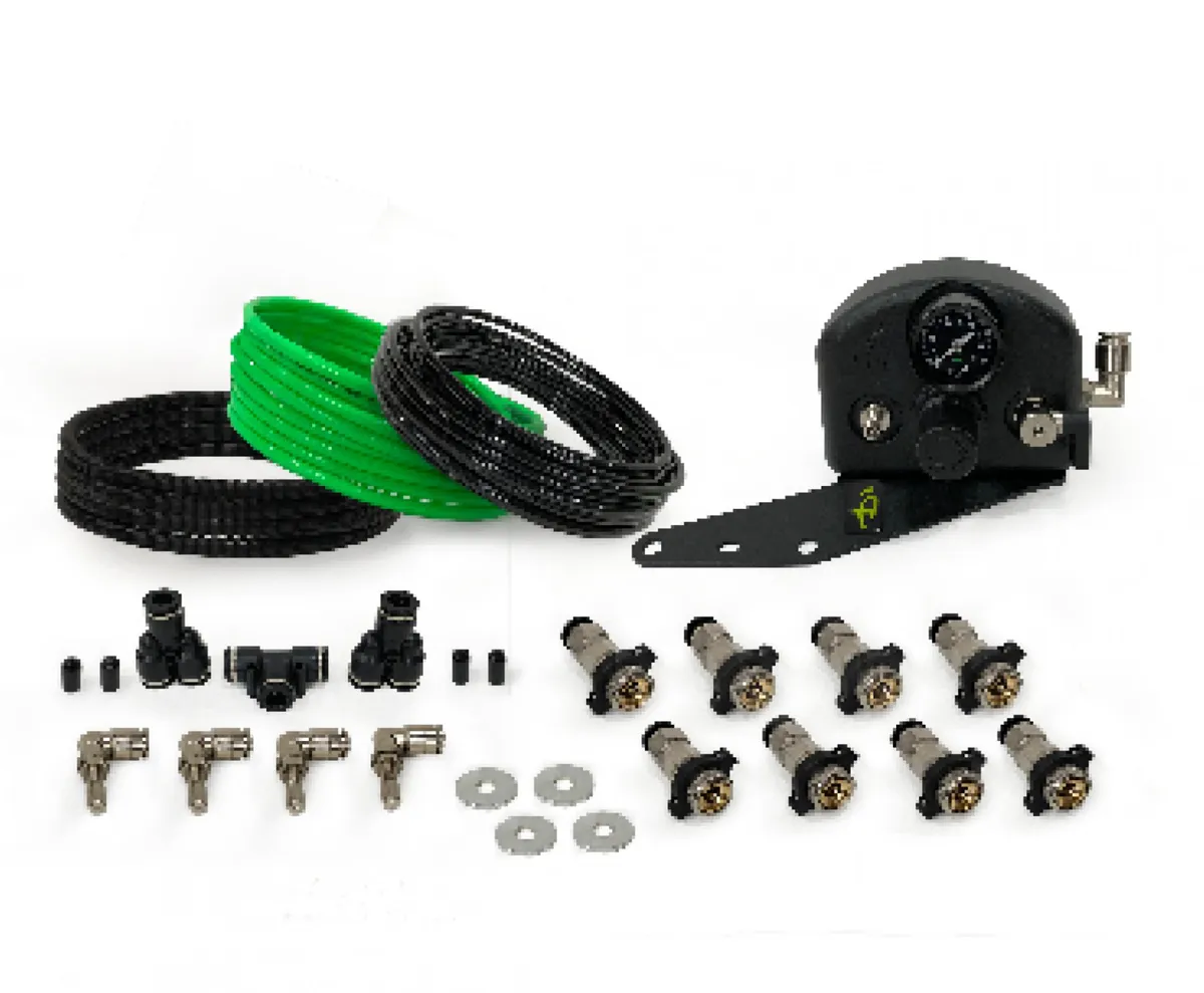 4 Tire Inflation System Ford Raptor Engine Bay W/Engine Mount With Box, Fittings, Hoses and Storage Bag Black UP Down Air product image