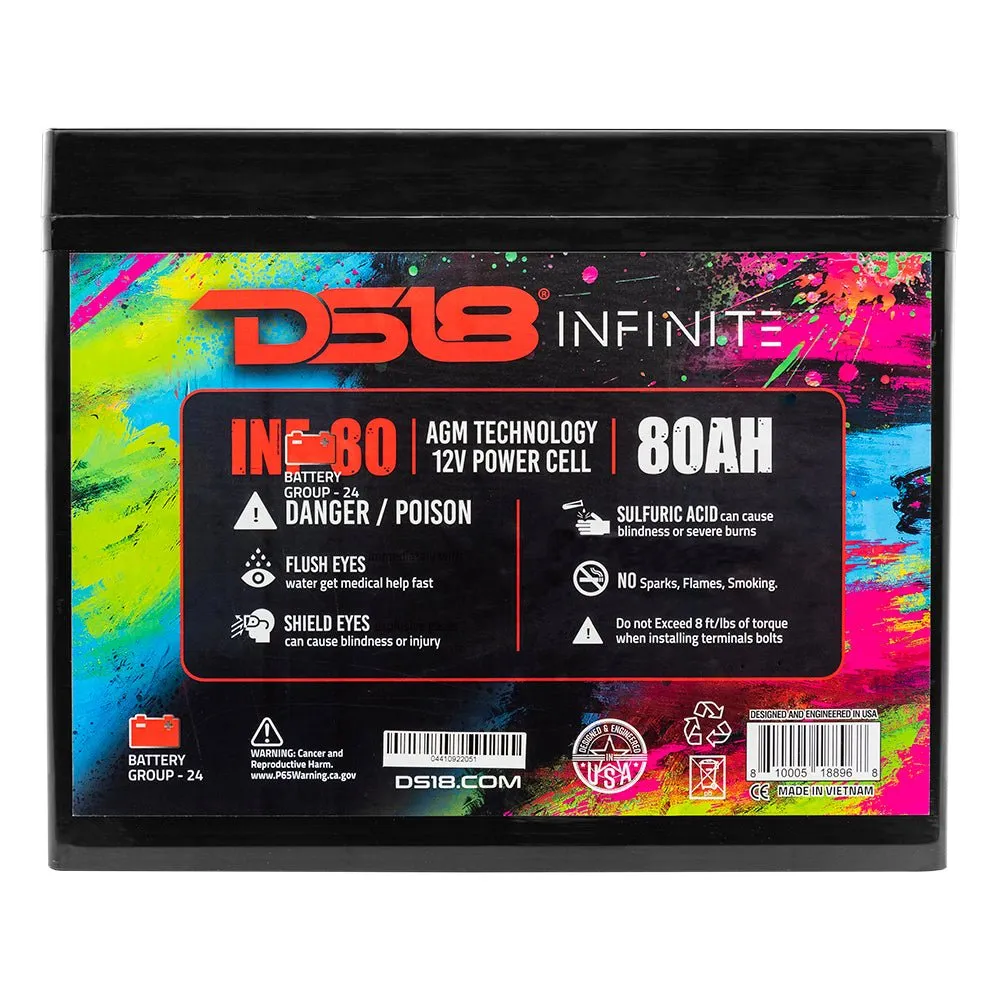 INFINITE 80 AH AGM Power Cell 12 Volt Battery product image