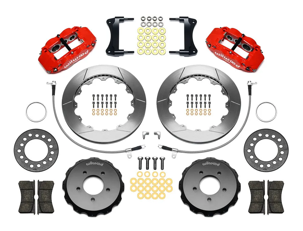 2006 - 2015 Mazda Forged Narrow Superlite 6R Big Brake Front Brake Kit (Hat) - 140-12907 product image
