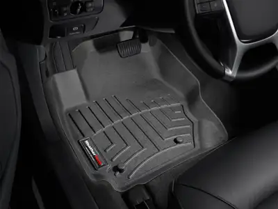 Weathertech 2008 + Volvo XC70/V70 Black Front FloorLiner / 2007 + Volvo S80 Black Front FloorLiner