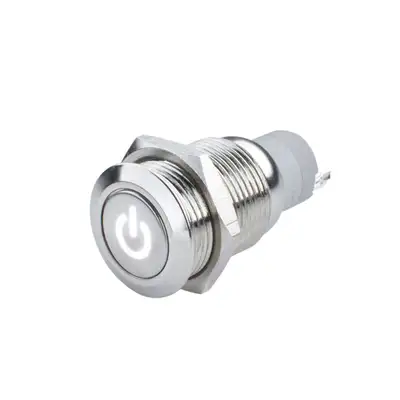 Oracle Lighting 2009-001 - ORACLE Pre-Wired Power Symbol On/Off Flush Mount LED Switch