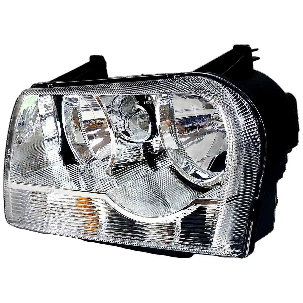 Left Headlight For 0512/1/06 Chrysler lx 300 w/ Halogen Bulbs w/ Chrome Bezels product image