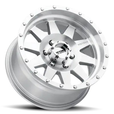Method Race Wheels Aluminum Wheels 17x8.5 The Standard MR301 Bolt Pattern 6 On 139.7 Offset 0 Lip Size 2.76 Machined SL Clear Coat Method