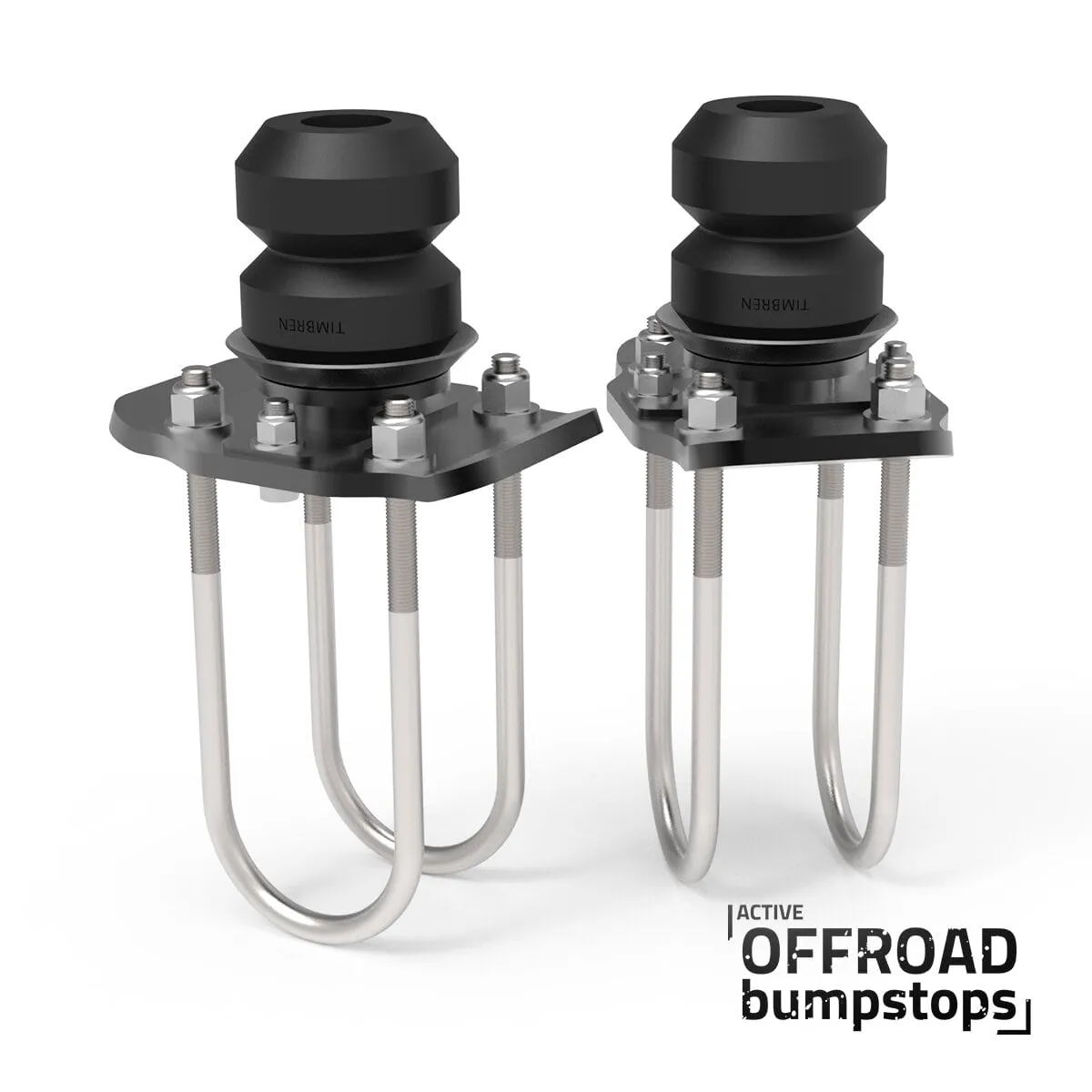 Active Off-Road Bumpstops w/ U-Bolt Flip Kit For 2015-2022 Chevy Colorado And 2015-Present Gmc Canyon - Rear Kit - Sku #absgmfk product image
