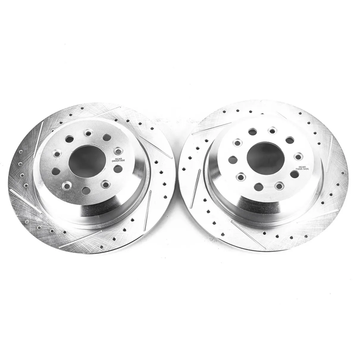 Power Stop Rear Evolution Drilled, Slotted & Zinc Plated Rotors - JL product image