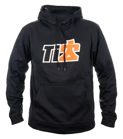 TI22 Performance Sport-Tek Black Ti22 Hoodie Medium