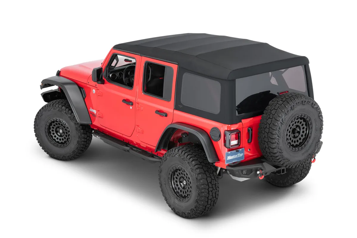 MasterTop Complete Top 18-Present Jeep JLU Wrangler 4 Door, MasterTwill MasterTop product image
