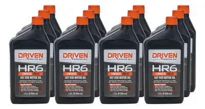 Driven Racing Oil HR6 10w40 Synthetic Oil Case 12 x 1 Quart