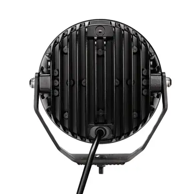 Go Rhino go Rhino 750800711srs Blackout Series - Maxround 7 LED Spot Light With Daytime Running Lights