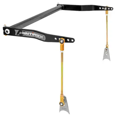 aFe Power Antirock Sway Bar Kit Universal 45 Inch Bar 20 Inch Bent Steel Arms RockJock 4x4