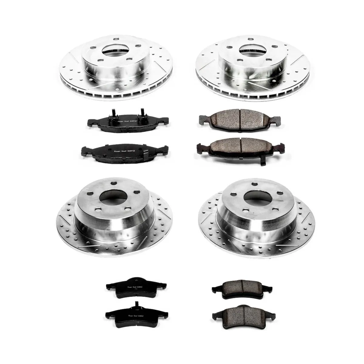 Z23 Evolution Sport Upgrade Kit: Drilled/Slotted Rotors; Carbon-Fiber Ceramic Pads W/Hardware product image