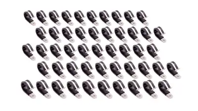 Allstar Performance Aluminum Line Clamps 1in 50pk