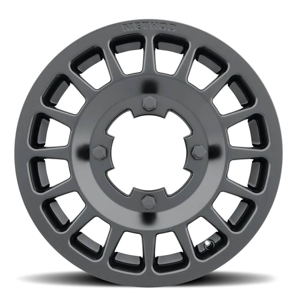 Aluminum Wheels 15x6 MR407 Bead Grip UTV Bolt Pattern 5 On 114.3 Offset 51 Lip Size 0 Matte Black MB Method product image