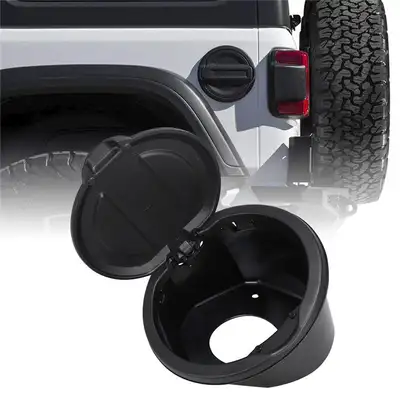 LED Factory Mart Fuel Tank Gas Cover for 2018-Later Jeep Wrangler JL JLU
