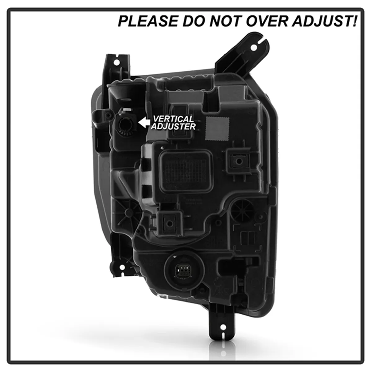 0319 Express/Savanna 1500/2500/3500 OEM Style Headlights With Bumper Lights Bla product image